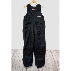 HJC Racing Lady Snow Pants Bibs Snowmobiling Black Overalls Insulated warm Sz L
